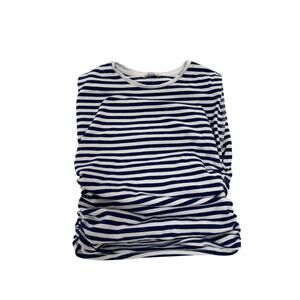 Zara Women’s Top Tank Sleeveless Striped Blue White L
